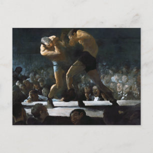 Boksclub schilderij van George Bellows Briefkaart