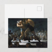 Boksclub schilderij van George Bellows Briefkaart (Voorkant / Achterkant)