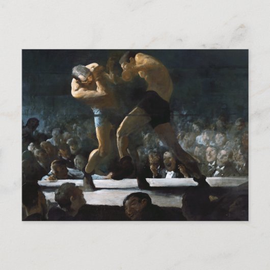 Boksclub schilderij van George Bellows Briefkaart (Voorkant)