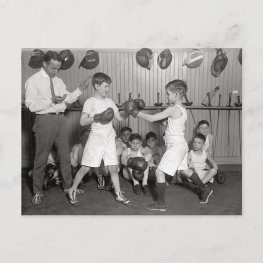 Boksclub voor Jongens, 1925 Briefkaart (Voorkant)