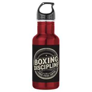 Boksdiscipline Motivatie Vintage Gym Waterfles