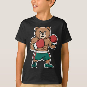 Boksen Beer Grappig Taai Vechters Cartoon T-shirt