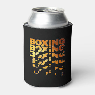 Boksen Boxer Graphic Word Art Blikjeskoeler