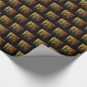 Boksen Boxer Graphic Word Art Cadeaupapier (Hoek)