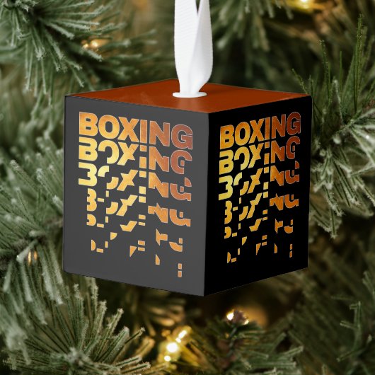 Boksen Boxer Graphic Word Art Decoratie (Boom)