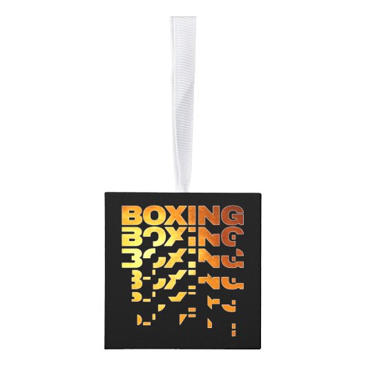 Boksen Boxer Graphic Word Art Decoratie (Rechts)