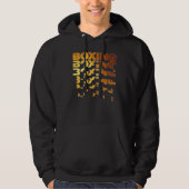 Boksen Boxer Graphic Word Art Hoodie (Voorkant)