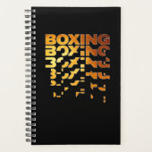 Boksen Boxer Graphic Word Art Planner (Voorkant)
