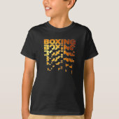 Boksen Boxer Graphic Word Art T-shirt (Voorkant)