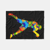 Boksen Boxer Jongens Kinderen Mannen Fleece Deken (Voorkant (Horizontaal))