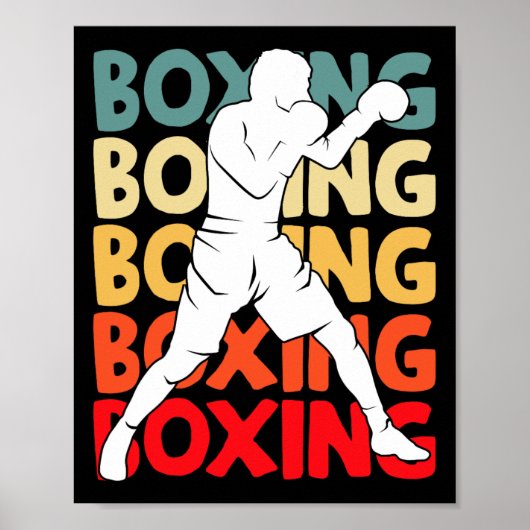 Boksen Boxer Jongens Mannen Kinderen 1 Poster (Voorkant)