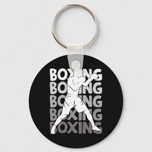Boksen Boxer Jongens Mannen Kinderen 2  Sleutelhanger (Voorkant)