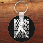 Boksen Boxer Jongens Mannen Kinderen 2  Sleutelhanger (Voorkant)