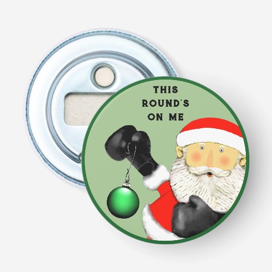 Boksen Boxer Kousenstopper Button Flesopener (Voorkant)