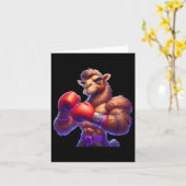 Boksen Camel Boxer Kickboxer MMA Fighter Combat SP Kaart (Gele Bloem)