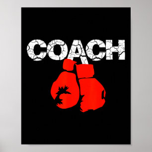 Boksen Coach Definitie Boksen Trainer Boksen Coach Poster