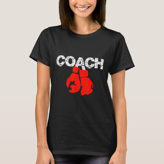 Boksen Coach Definitie Boksen Trainer Boksen Coach T-shirt (Voorkant)