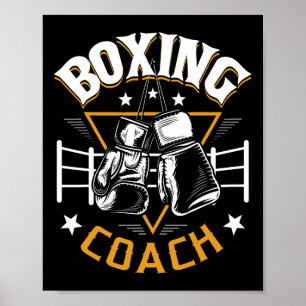 Boksen Coach - Kickboksen Kickboxer Gym Boxer 1 Poster