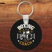 Boksen Coach - Kickboksen Kickboxer Gym Boxer 1 Sleutelhanger (Voorkant)