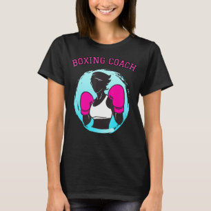 Boksen Coach Vrouw Bokser Vrouwen Meisjes Nieuwigh T-shirt