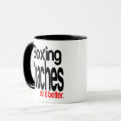 Boksen coaches doen het beter mok (Voorkant links)