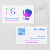 Boksen CUSTOM LOGO QR Visitekaartje (Voorkant / Achterkant)