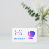 Boksen CUSTOM LOGO QR Visitekaartje (Staand voorkant)