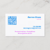 Boksen CUSTOM LOGO QR Visitekaartje (Achterkant)