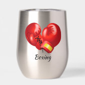 Boksen Design Thermische Wijn Tumbler (Achterkant)