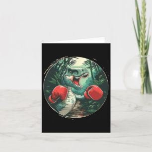 Boksen Dinosaur Boxer Dino Kickboksen T-rex Boksen Kaart