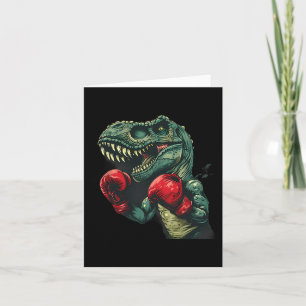 Boksen Dinosaur Boxer Dino Kickboksen T-rex Boksen Kaart