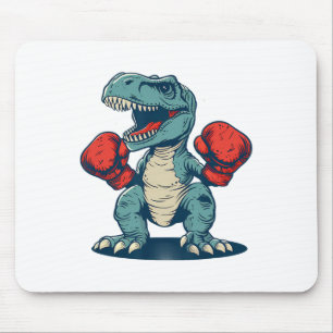 Boksen Dinosaur Boxer Dino Kickboksen T-rex Boksen Muismat