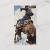 Boksen door NC Wyeth Visitekaartje (Achterkant)