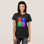 Boksen Doos Boxer Pop Art T-shirt (Voorkant volledig)