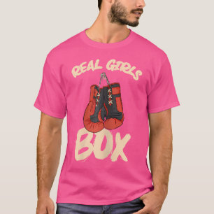Boksen Echte Meisjes Bokshandschoenen Boksen Kickb T-shirt