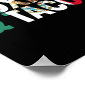 Boksen en taco's Grappig Mexico Poster (Hoek)