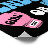 Boksen Gender Reveal Idee Party Keeper van de Gend Poster (Hoek)