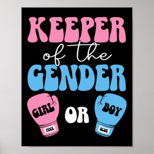 Boksen Gender Reveal Idee Party Keeper van de Gend Poster