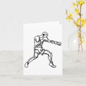 Boksen Graphic Indoor Sport Kaart (Gele Bloem)