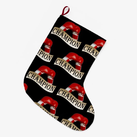 BOKSEN GROTE KERSTSOK (Voorkant (Hangend))
