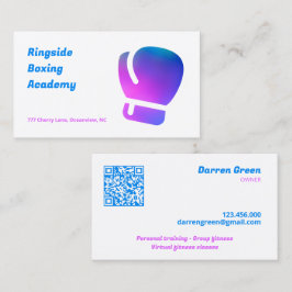 Boksen Gym QR Visitekaartje