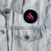 Boksen Haan Boxer Kickboxer MMA Fighter Combat Ronde Button 5,7 Cm (In situ)