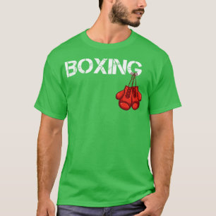 Boksen hangende handschoenen cadeau voor boxer t-shirt