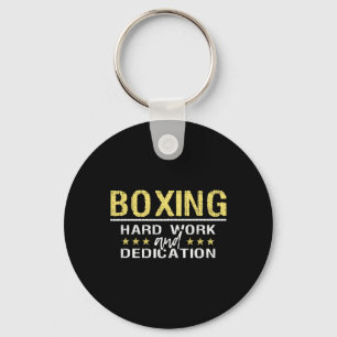 Boksen Hard Werk En Toewijding - Kickboksen Gym B Sleutelhanger