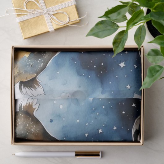 Boksen Hazen Moonlight Decoupage Tissuepapier (Geschenk)