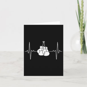 Boksen Heartbeat Line Punch Design 1 Kaart