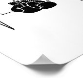 Boksen Heartbeat Line Punch Design Poster (Hoek)