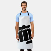 Boksen, ik ben hier niet om te praten schort (Gedragen)