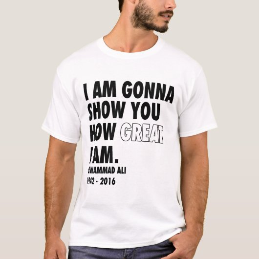 Boksen - Ik zal je Show hoe geweldig ik ben. T-shirt (Voorkant)