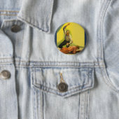 Boksen in de oude stijl, scheidsrechter met knock- ronde button 5,7 cm (In situ)